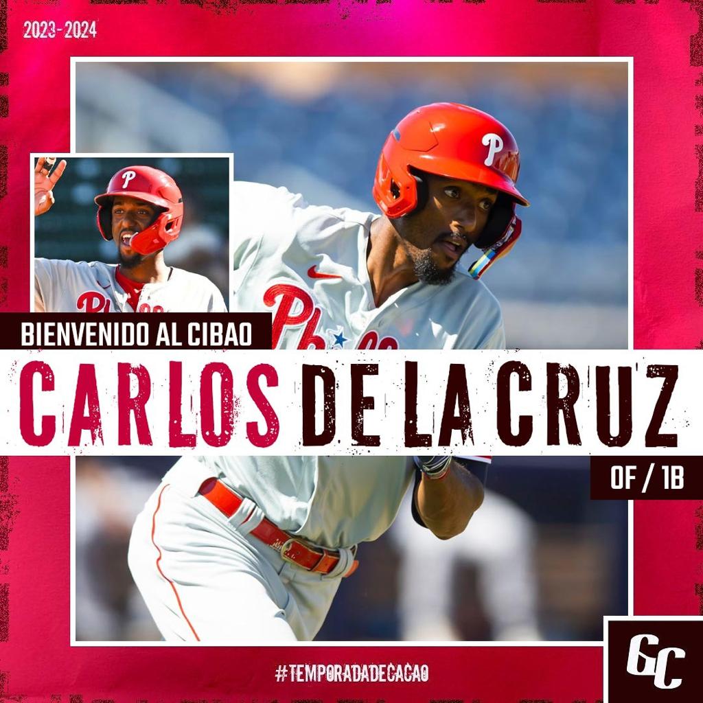 Gigantes del Cibao anuncian firma del agente Carlos de la Cruz