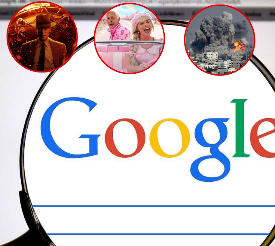 Gaza, Barbie y Oppenheimer fueron tendencias de búsquedas en Google en EE.UU. durante 2023