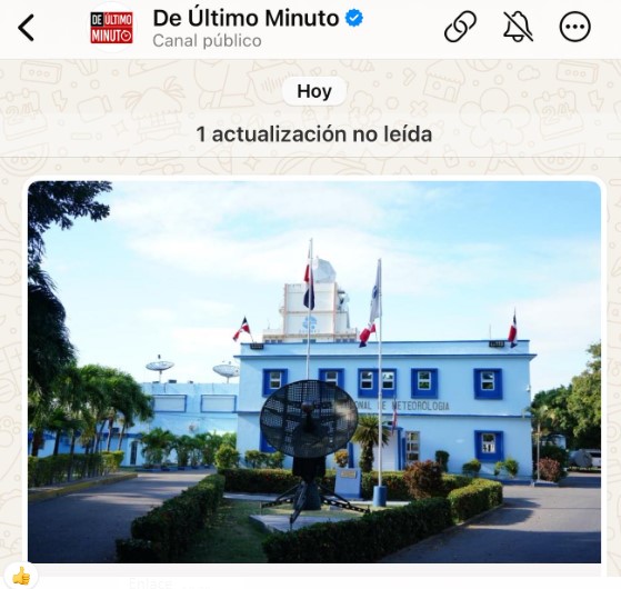 De Último Minuto se convierte en el segundo medio dominicano en tener verificado canal de WhatsApp - Noticias de hoy en República Dominicana | De Último Minuto