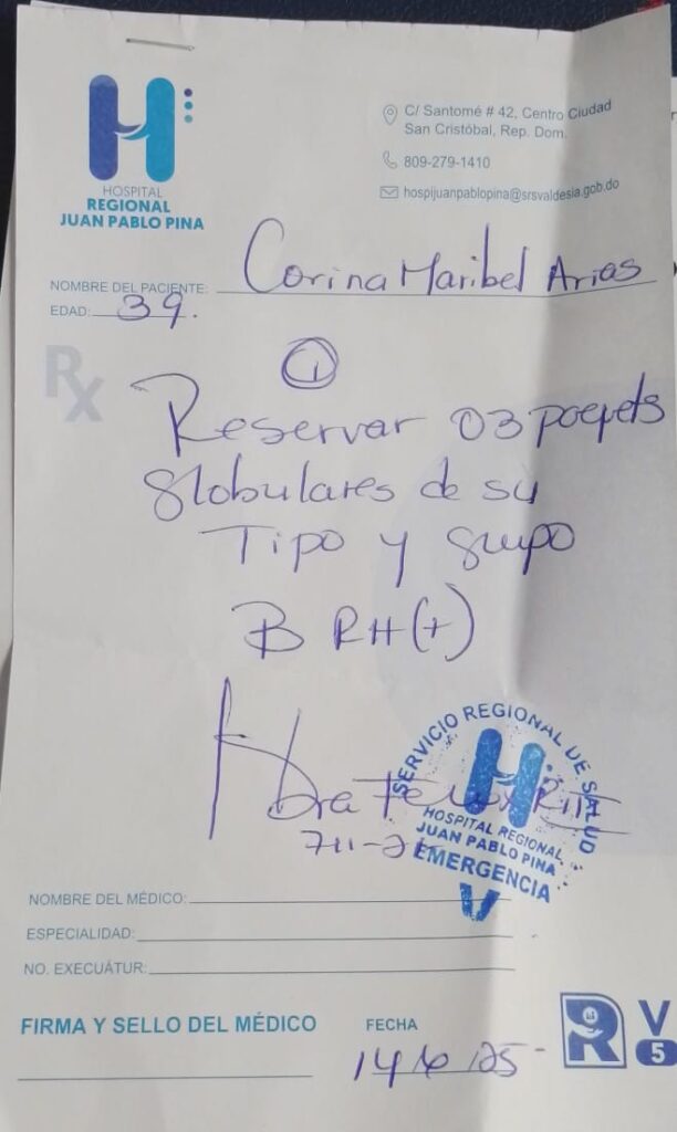 Se necesitan donantes de sangre tipo B+