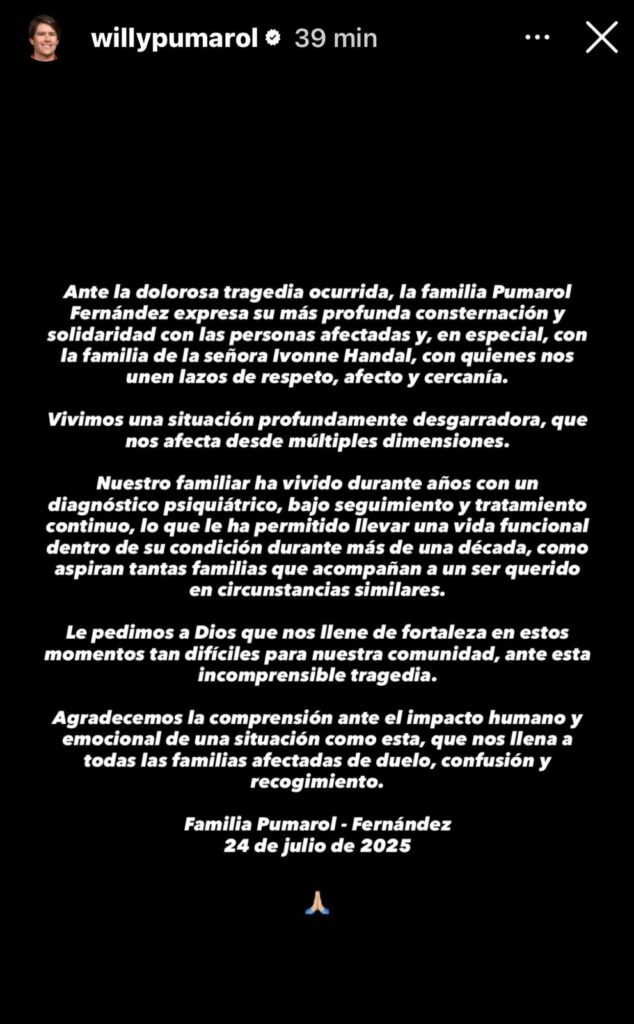 Relatives of Jean Andrés Pumarol claim that he suffers from mental health problems | 2 | Relatives of Jean Andrés Pumarol claim that he suffers from mental health problems | De Último Minuto English