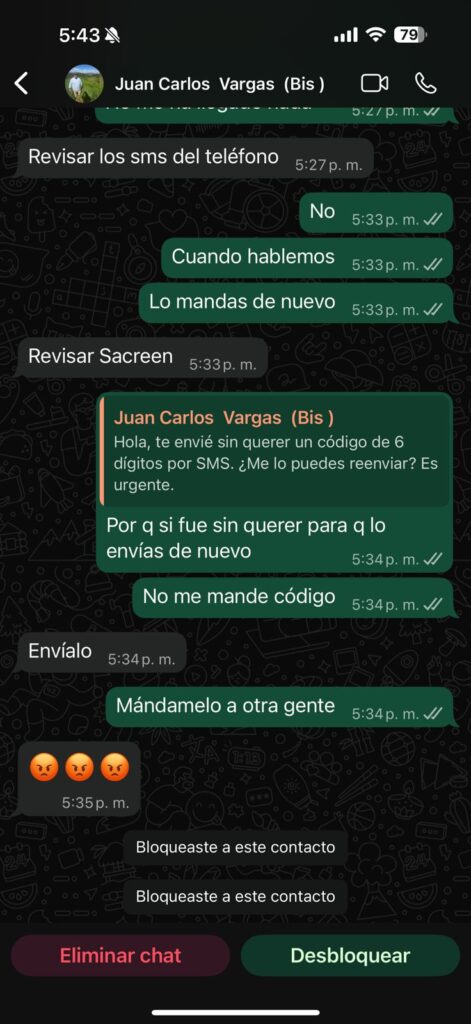 Periodista denuncia intento de estafa vía WhatsApp con número de contacto conocido | 3 | Periodista denuncia intento de estafa vía WhatsApp con número de contacto conocido - Noticias de hoy en República Dominicana | De Último Minuto