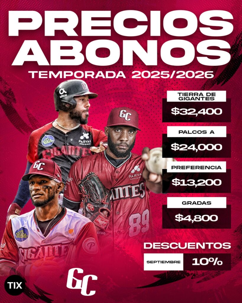 Gigantes del Cibao sign agreement for the digital sale of tickets for the 2025 season | De Último Minuto English