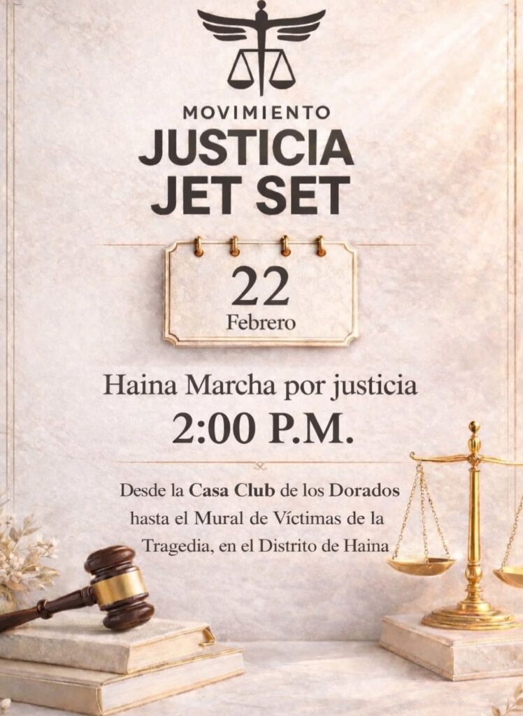 Movimiento Justicia Jet Set convoca “Marcha por la Justicia” en Haina este 22 de febrero | 1 | Movimiento Justicia Jet Set convoca “Marcha por la Justicia” en Haina este 22 de febrero - Noticias de hoy en República Dominicana | De Último Minuto