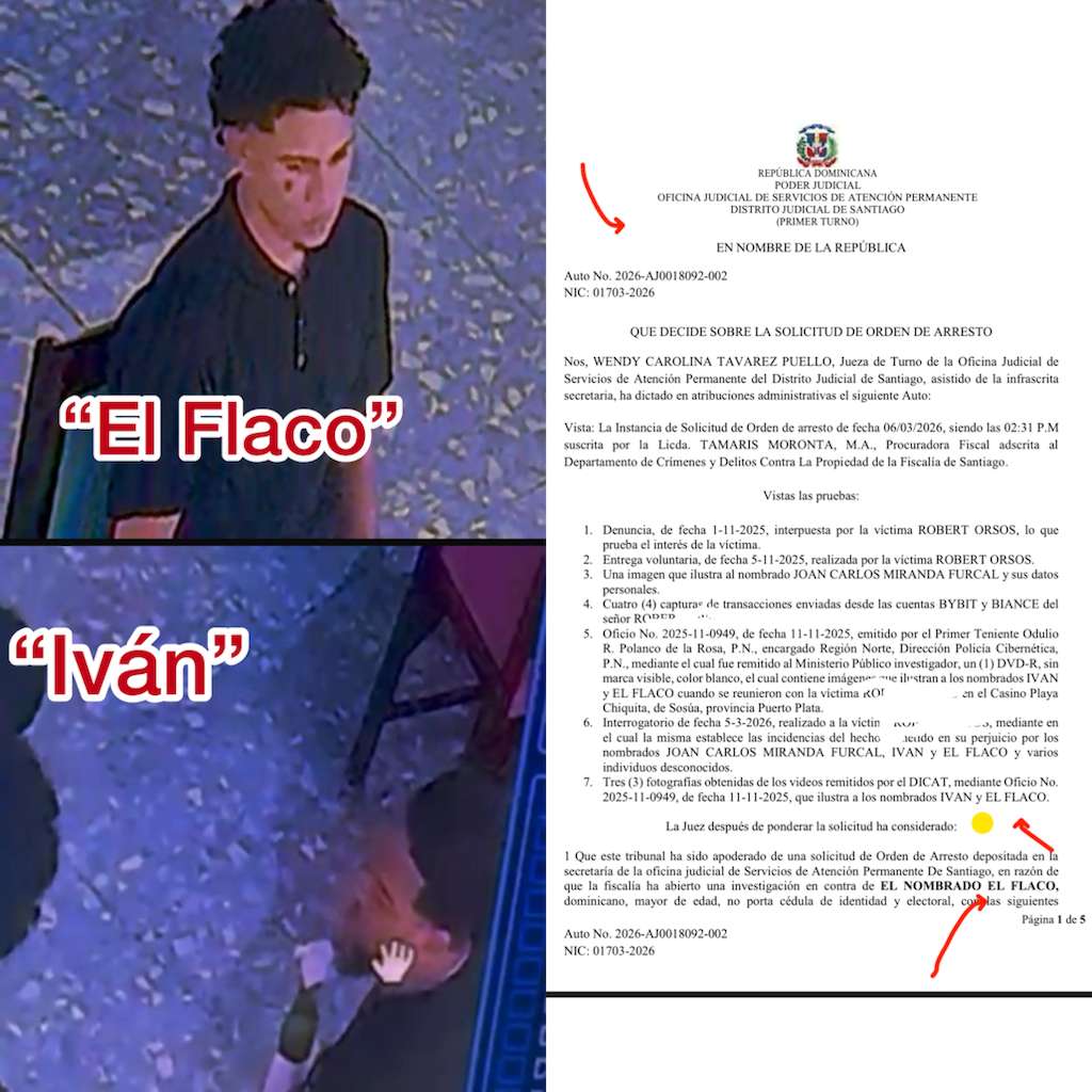 Ordenan arresto por robo de criptomonedas en Santiago - Noticias de hoy en República Dominicana | De Último Minuto