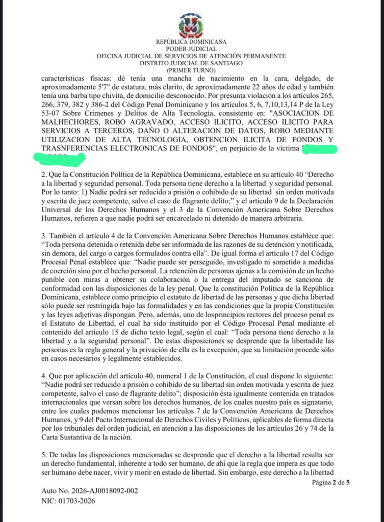 Ordenan arresto por robo de criptomonedas en Santiago - Noticias de hoy en República Dominicana | De Último Minuto