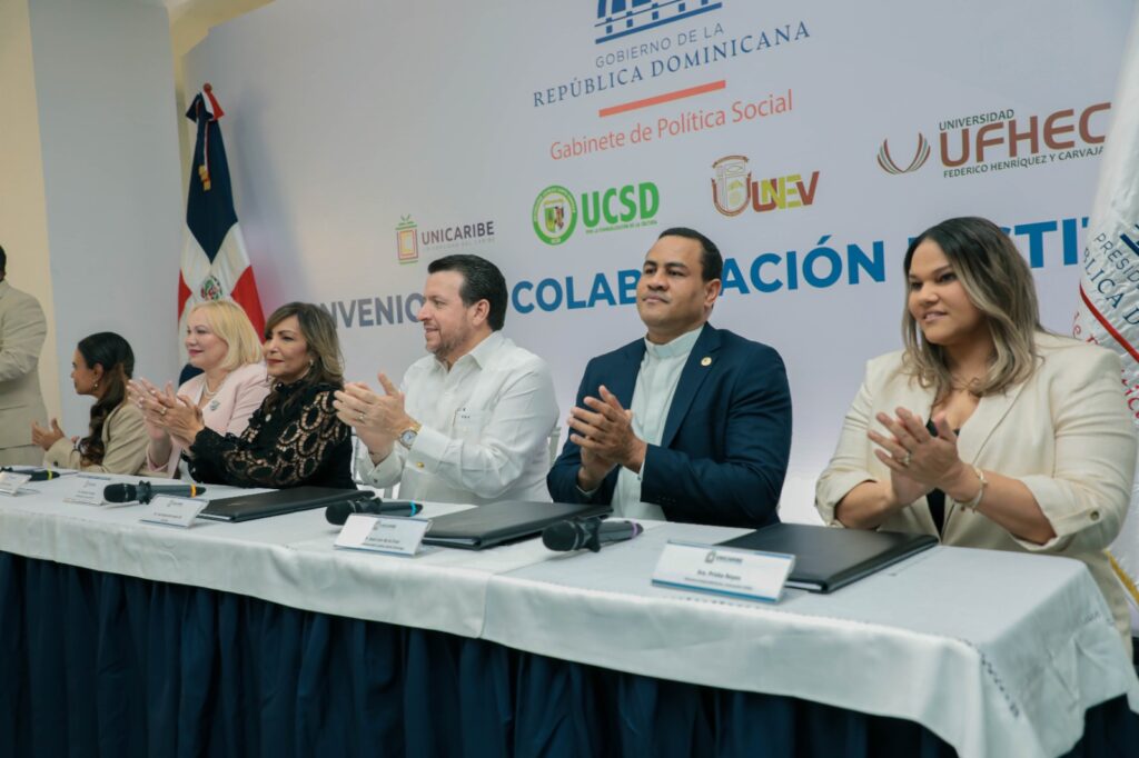 Gabinete de Política Social firma acuerdos con cuatro universidades para pasantías y formación de jóvenes - Noticias de hoy en República Dominicana | De Último Minuto