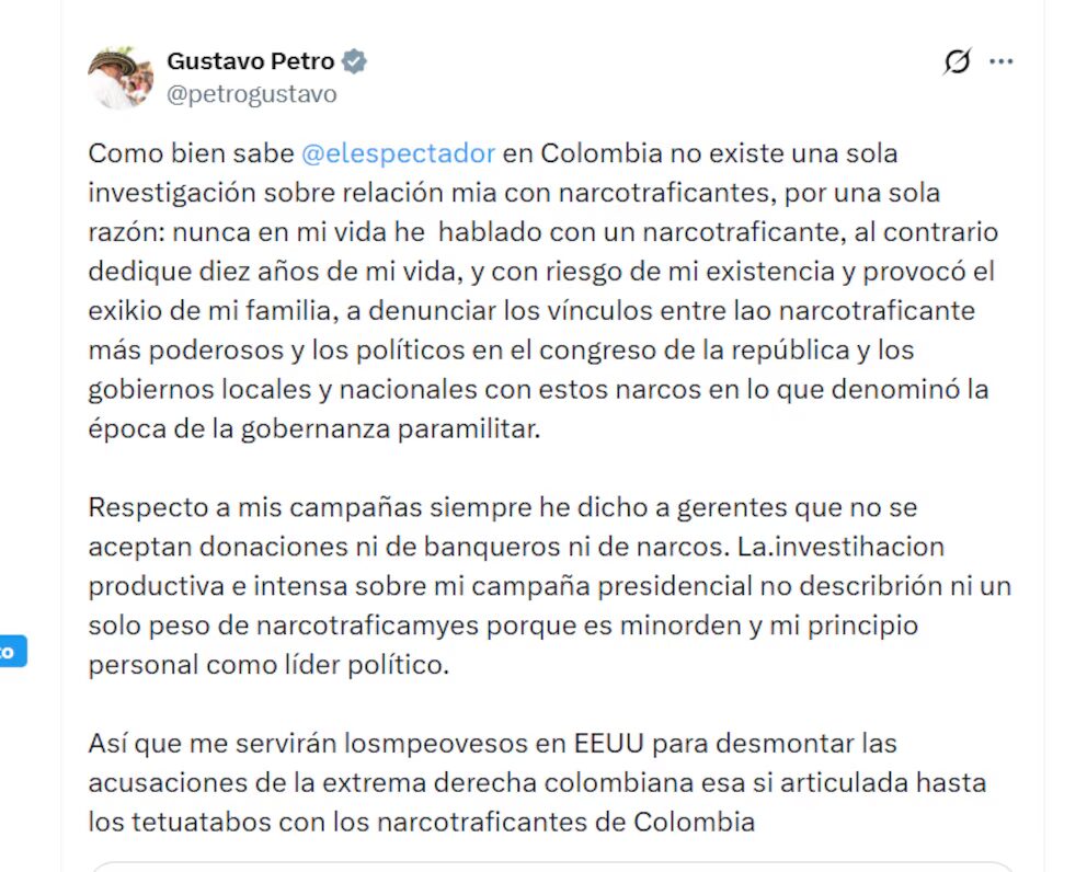 La DEA tiene a Petro como “objetivo prioritario” en investigaciones sobre posibles vínculos con narcotraficantes - Noticias de hoy en República Dominicana | De Último Minuto