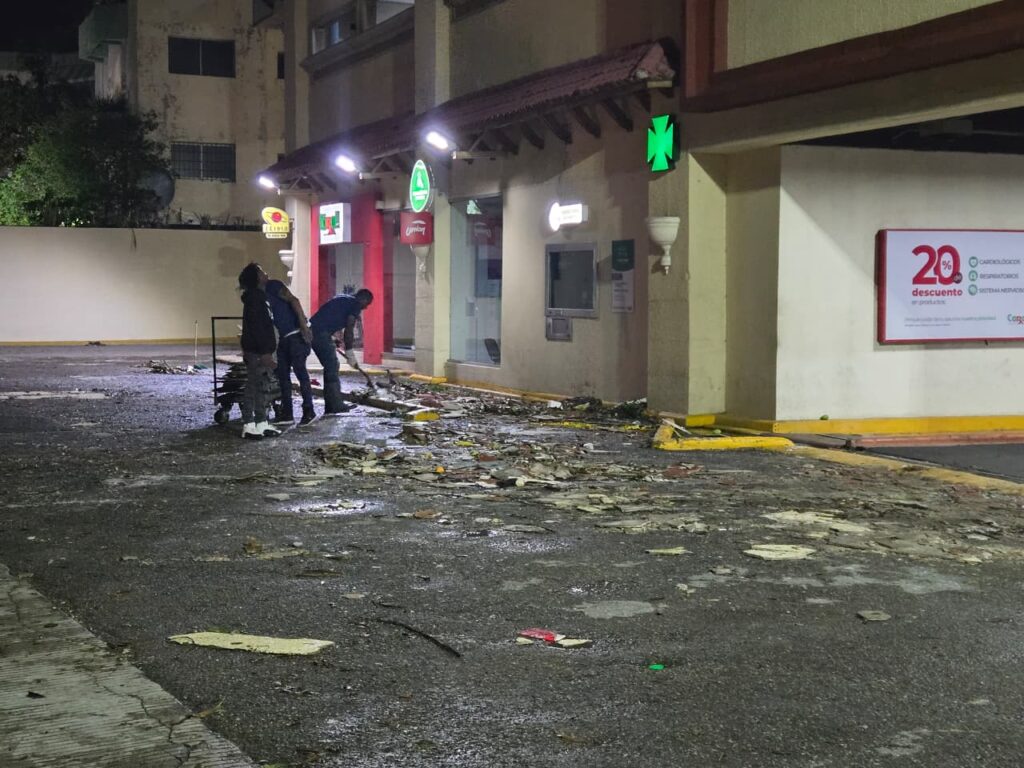 Collapsed walls, affected vehicles and sidewalks with branches: the balance of the strong wind in the National District | De Último Minuto English