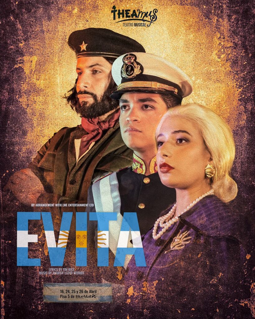 “Evita” llega al teatro de Theamus en Blue Mall con una impactante producción local